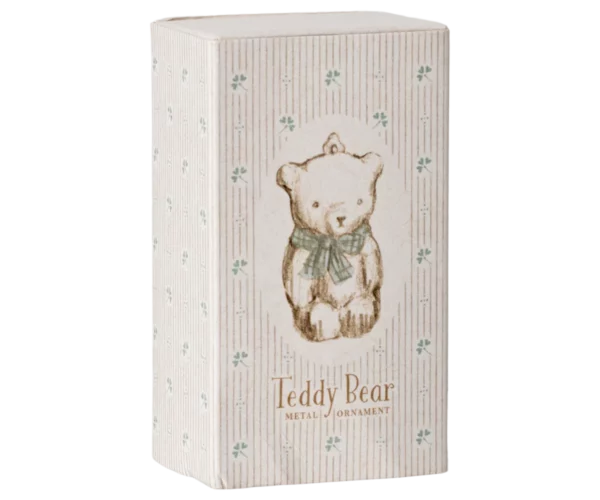 Metallanhänger hellblaue Teddybär - Schleife - 6,5 cm – Bild 2