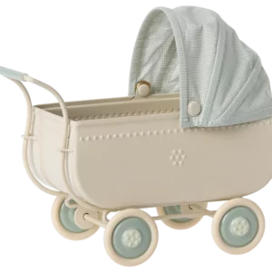 Kinderwagen, hellblaues Dach, Größe MIKRO