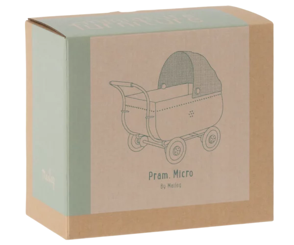 Kinderwagen, hellblaues Dach, Größe MIKRO – Bild 5