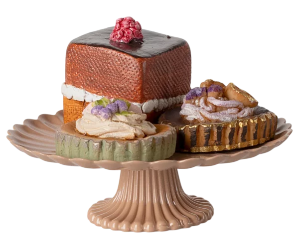Kuchenset mit Tortenplatte für Hasen, Teddies ... – Bild 2
