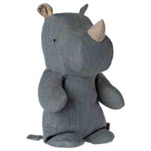 Nashorn hellblau - klein - 22cm