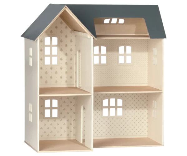 Großes Puppenhaus (Hasen 1+2, Teddies, Katzen)