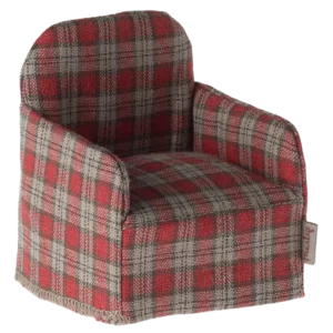 Sessel für die Mäuse - rot kariert