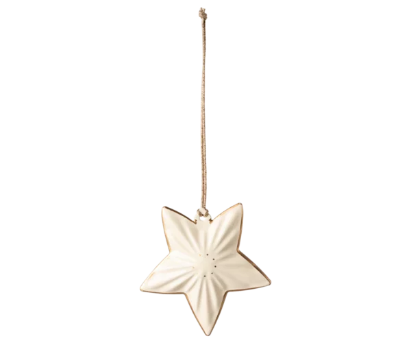 Metallanhänger - Stern 6 x 6 cm