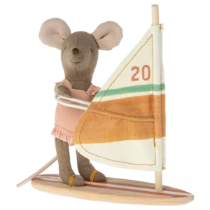 Surfermaus mit Surfboard, Little Sister