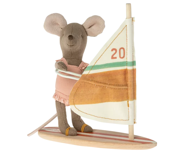 Surfermaus mit Surfboard, Little Sister