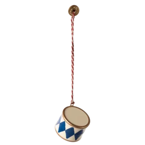 Metallanhänger Trommel klein - neue Farbe 2024 - dunkelblau