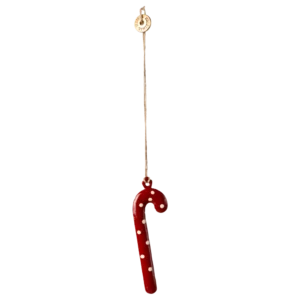 Metallanhänger - Zuckerstange - 7 cm lang
