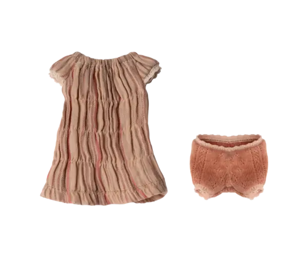 Kleid und Unterhose für Kanninchen Größe 1