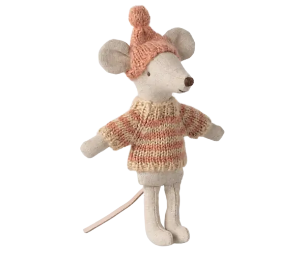 Pulli und Mütze für big sister Maus – Bild 2