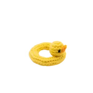 Schwimmring - Entchen aus Baumwollstrick