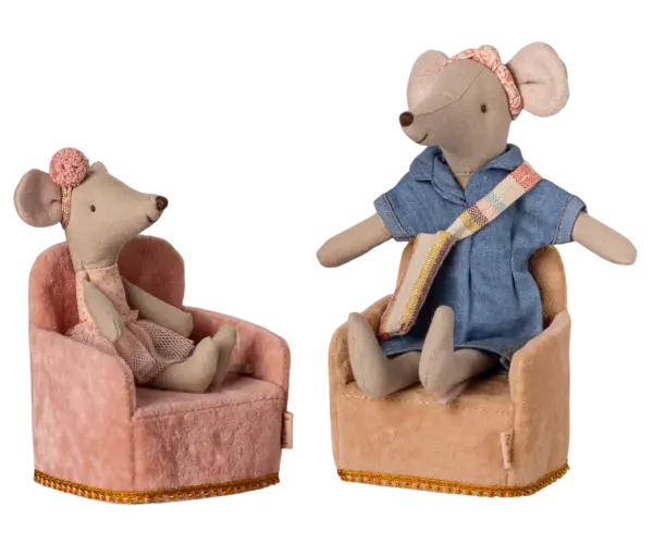Sessel für die Mäuse - puder – Bild 4