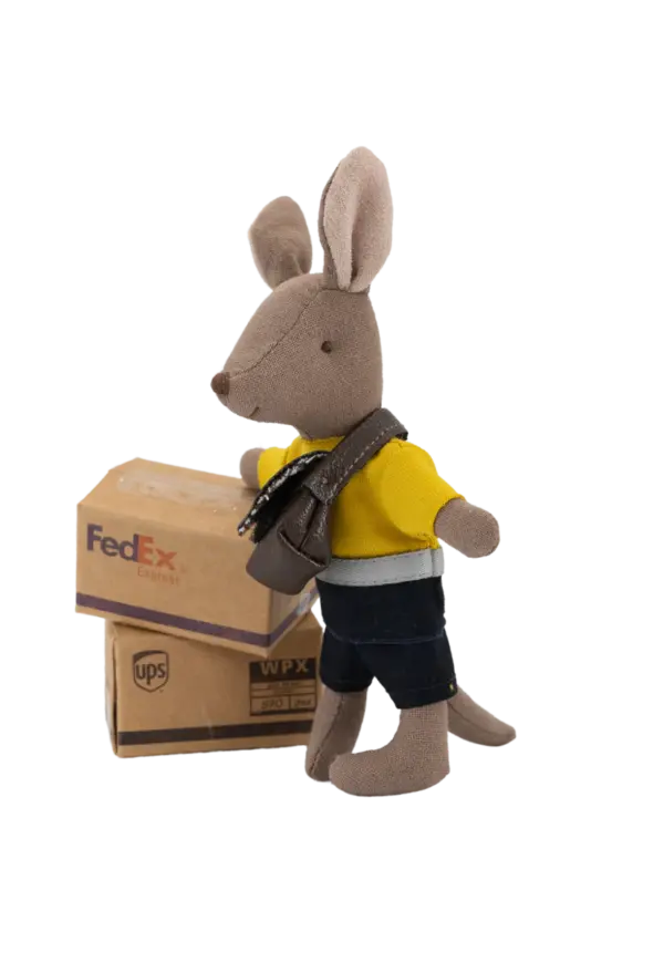Rugaroo doll - Joey 13 cm mit Postbox – Bild 4