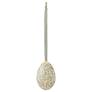 Osterei-Anhänger - Zweige dunkles mint