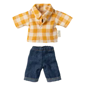 Jeans und Hemd für Papa Maus