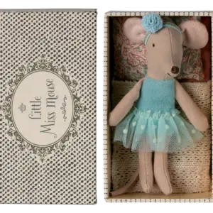 Ballerina-Maus mint, im Daybed