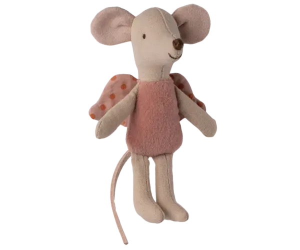 Engelmaus rosa, kleine Schwester 11cm