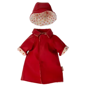 Regenmantel mit Hut für Teddy-Mama