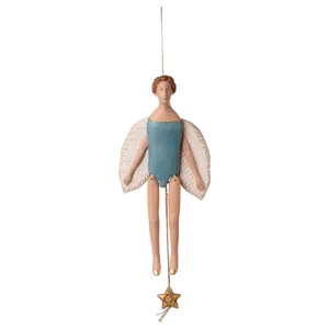 Hampelfrau-Engel dunkles mint, groß, 28cm