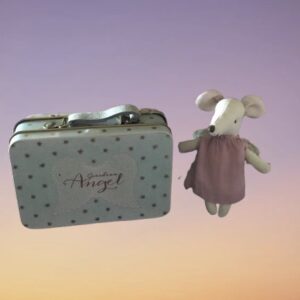 Engelmaus, Little sister, nur 9,5 cm ‼️ im Koffer